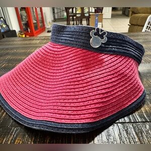 Disney Parks Minnie Mouse Woven Visor